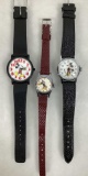 (3pc) Mickey Mouse Vintage Watches