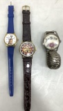 (3) Vintage Star Trek, E.T. & Jim Beam Watches