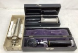 (3pc) Vintage Ophthalmoscope & Vet Syringe