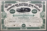 Missouri, Texas & Kansas Railroad 100 Shares