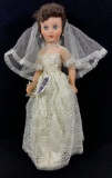 Vintage 1957 Betty Bride Vinyl Doll