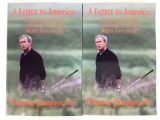 Signed Errington Thompson, A Letter To America