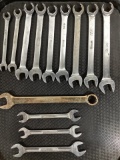 (13pc) Snap-On Wrenches, SAE Tools