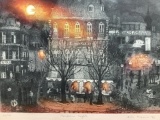 Avi Thaw Signed 'Parisian Nights' Lithograph