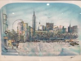 Rolf Rafflewski Signed Ltd. Ed. Central Park Lithograph