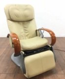 Sharper Image Faux Leather Reclining Massage Chair