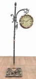 Traditional Style Train Station Barometer Clock