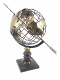 Armillary Sphere, Metal Globe Art