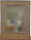 Large Traditional Style Beveled Wall Mirror