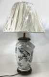 JCPenney Home Collection Ceramic Floral Lamp