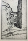 Berum (1933) Signed Old Steel Etching On Paper