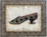 Victorian Heel Shoe Framed Art Print On Paper