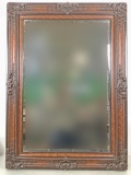 Victorian Wood Filigree Style Mirror