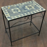 Mosaic Tile Art Side Table