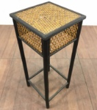 Wicker Style Accent Table