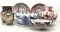 (7pc) Toyo Bird Plates, Vases & Bowls