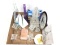 Paris Eiffel Tower Theme Mirror, Bottles, Decor