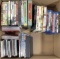 (50) Assorted Movie DVDs, Blu-Ray's & Music CDs