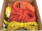 (4) Extension Cords With Shop Light