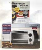 (2pc) Breakfast Sandwich Maker & Toaster Oven