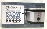 Granite Stainless Steel 4 Quart Slow Cooker