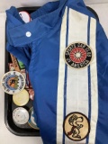 Racing Jacket, Pins & Snoopy Patches