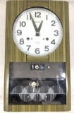Vintage Seiko Japan 30 Day Wall Clock