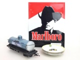 Marlboro Sign, John Deere Plates & Lifesaver Train
