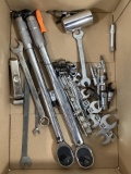 Assorted Tools, Wrenches, Drills, Sockets