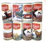 (32pc) Vintage Schmidt Beer Cans