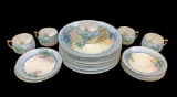 (16pc) Vintage Germany Porcelain Dinnerware