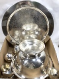 Newburyport Silver Plate Ladle & Bowl