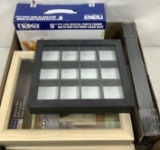 Assorted Display Boxes & 9in. Digital Photo Frame