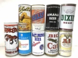 (37pc) Vintage Budweiser & Schells Beer Cans