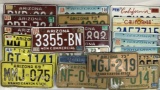 (22) Vintage Arizona & California License Plates