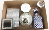 Mosaic Mirror Boxes, Decanter & Home Decor