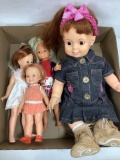 (4pc) Vintage Ideal Vinyl Dolls