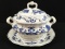 Hutschenreuther Blue Onion Oval Soup Tureen