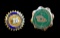 (2) 10k Yellow Gold Pins, Rotary International