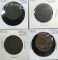 (4) U. S. Coronet Head Large Cents