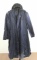 Usaf Blue Nylon Raincoat Trench Coat