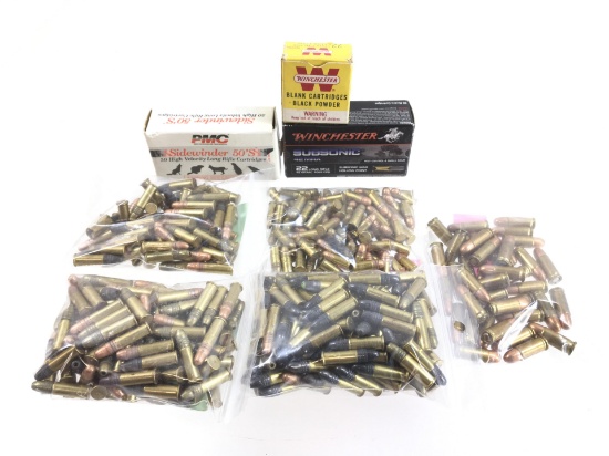 (375) Rounds Of .22lr (49) Rds Of .22 Blanks