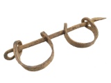 Antique Wrought Iron Leg Shackles