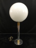 Mid Century Modern 35in Large Globe Table Lamp