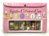 Vtg Kiddles Collectors Case, Dolls & Accessories