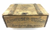 Marked 1916 Anheuser-busch Advertising Wood Crate