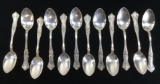 (12) Assorted Sterling Silver Spoons