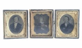 (3) Civil War Tin Type Photographs