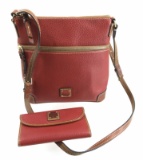 Dooney & Bourke Red Leather Purse & Wallet