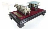 Miniature Quin Shi Huang Brass Chariot